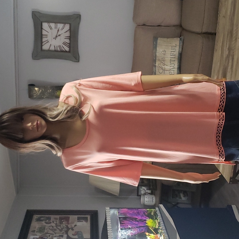 Strazzi soft coral hi-low top Large